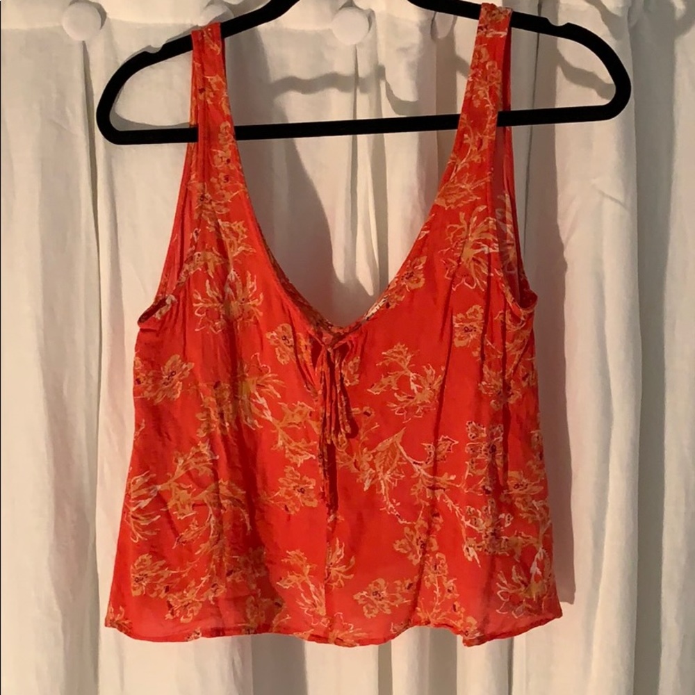 V neck crop top